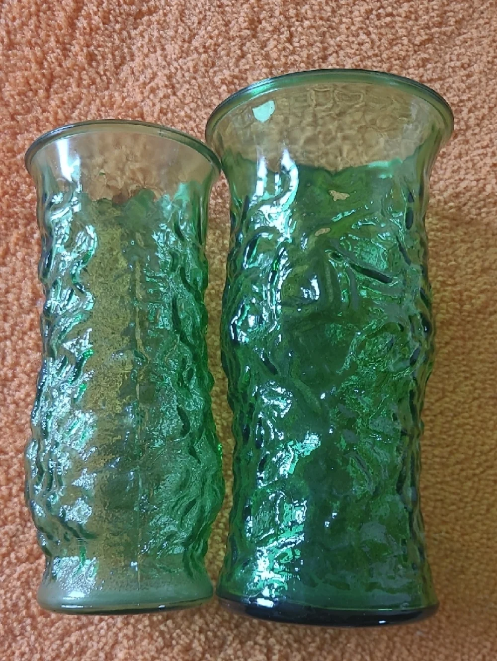Glass Vase - 1 EO BRODY Carnival Glass